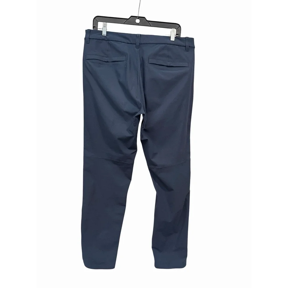 Lululemon Commission Pant Slim Mens 35 True Navy Warpstreme Chino Techwear #X8-4
